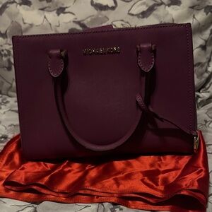 Michael Kors Rich Purple Satchel